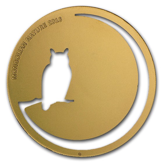 2016 Mongolia Silver 500 Togrog Mongolian Nature Owl 2016 Mongolia Silver 500 Togrog Mongolian Nature Owl